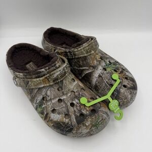New Crocs Classic Lined Real Tree Edge Camo Brand Men's 12